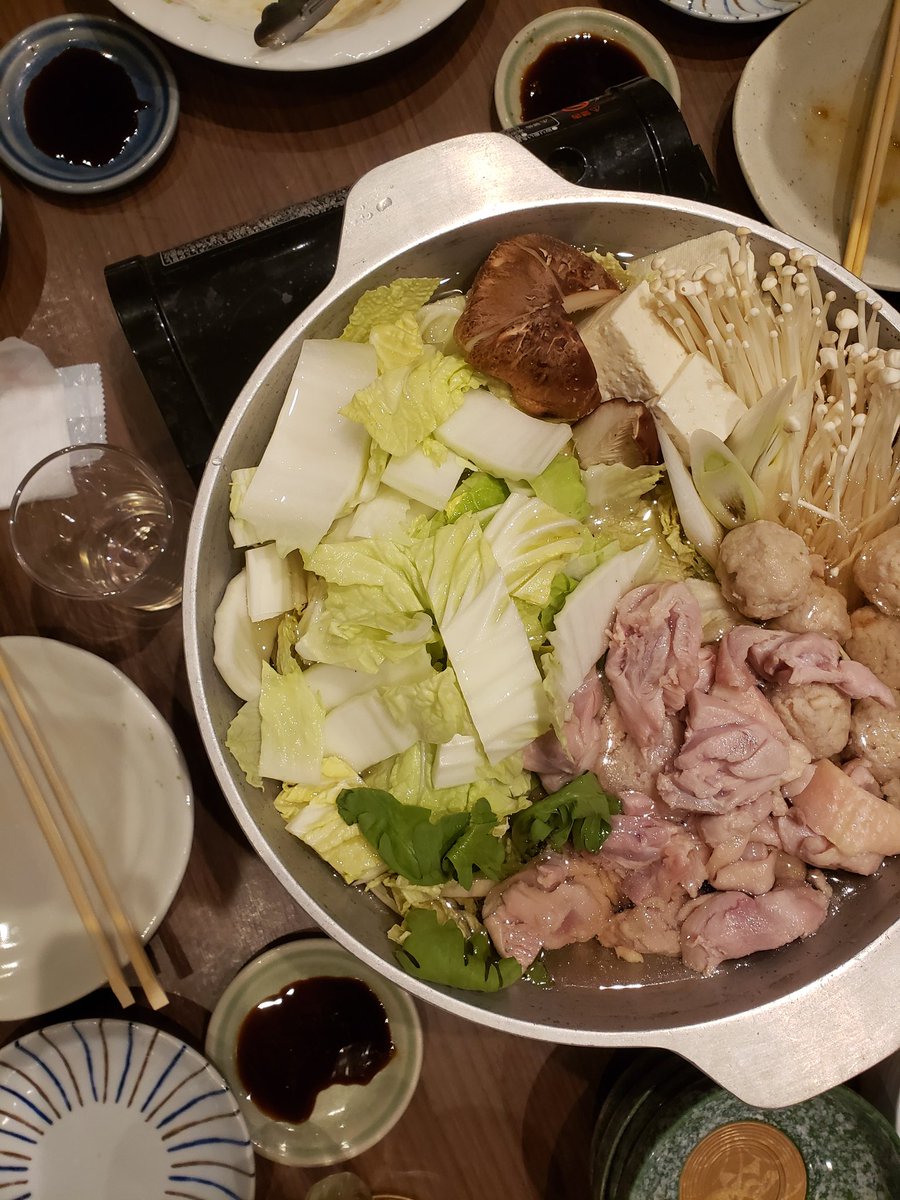 MakiTsujita's tweet photo. It is great to see ABC people #febsabc2023 in Japan Biochemistry Society conference at #Fukuoka! Good food such as #Mizutaki. Good buiness hotel with #rotenburo , outdoor bath tub, at balcony. All is good. https://t.co/QmuesPr1wm