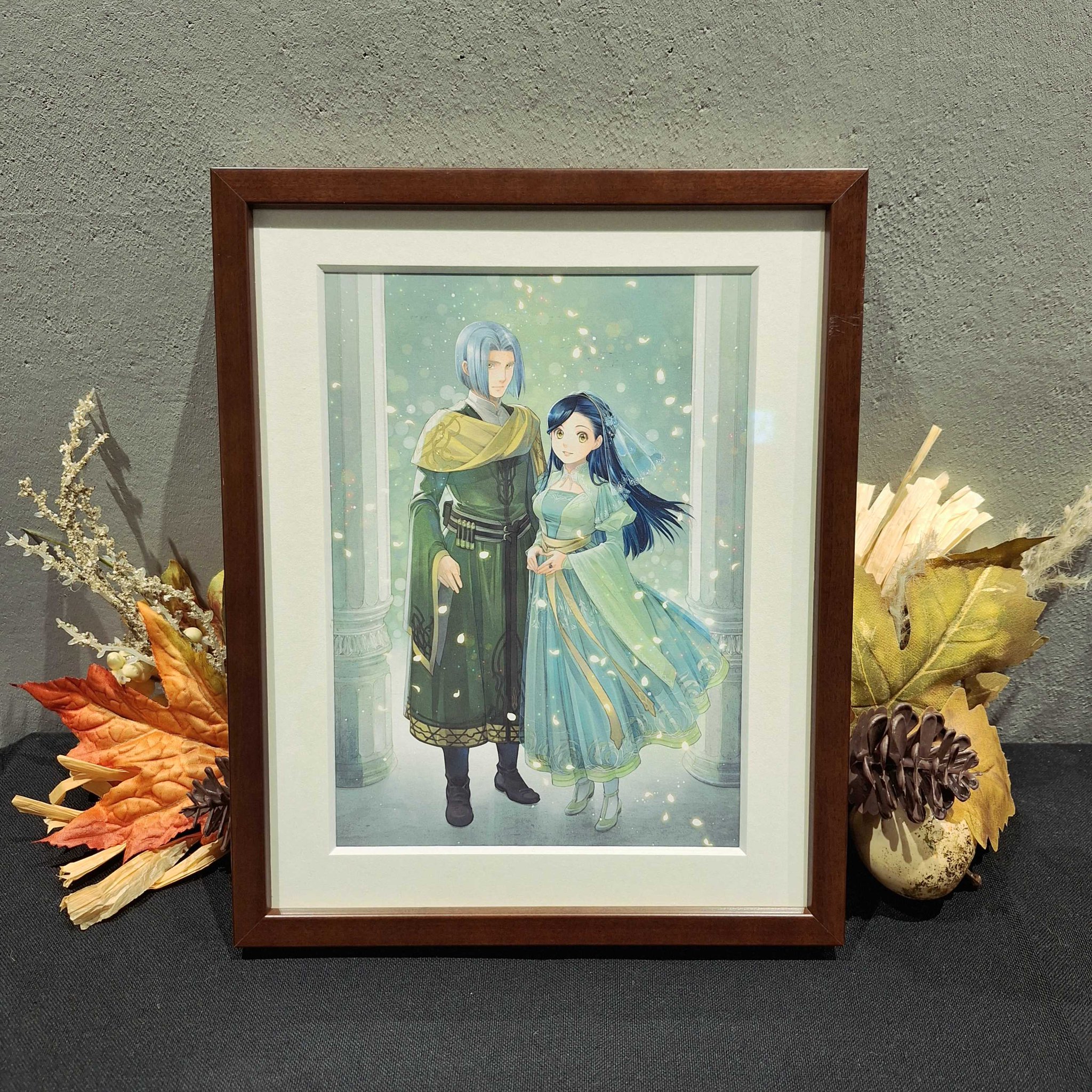 本好きの下剋上 複製原画 婚約式 Amazon.co.jp: 本好きの下剋上 額装付き複製原画 婚約式