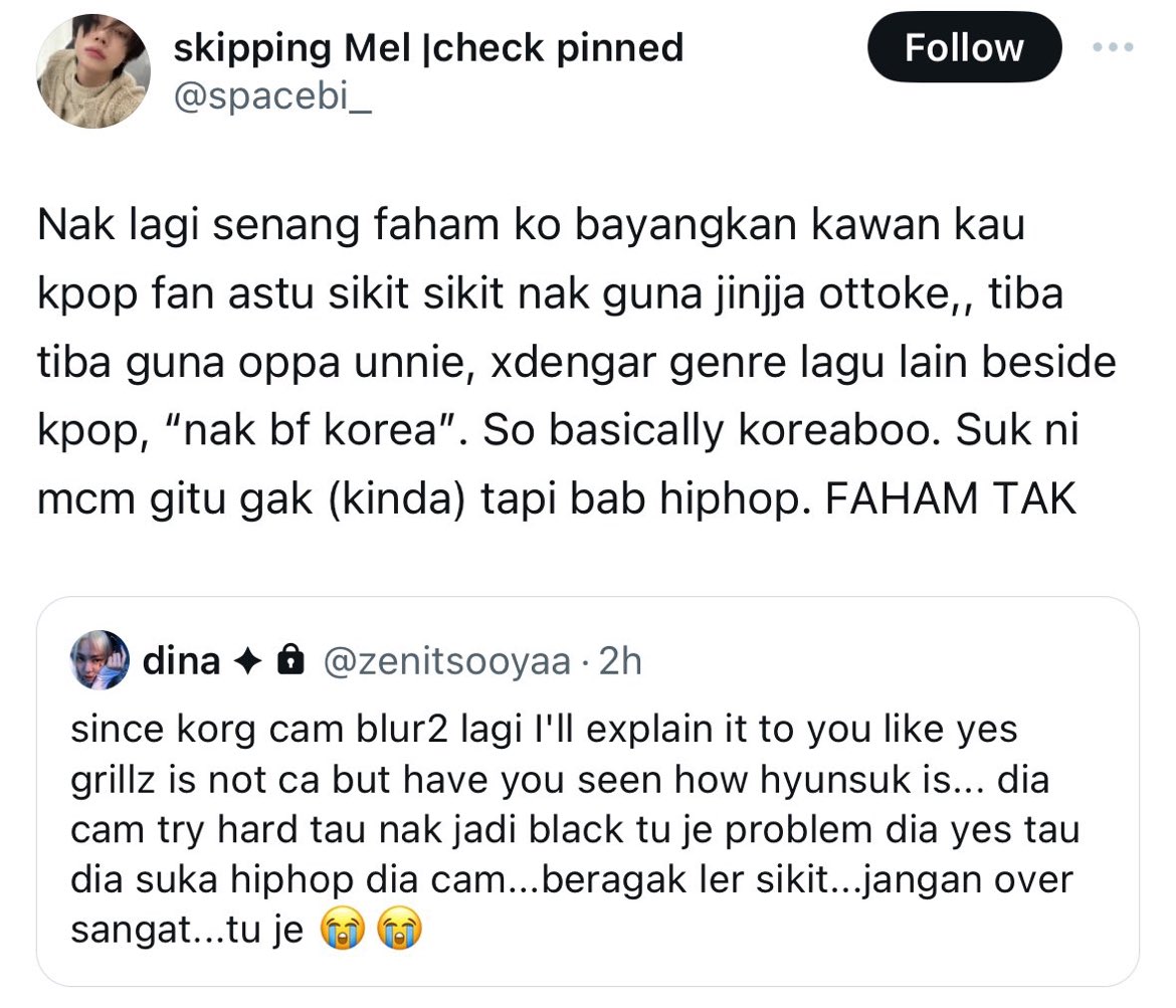 mende kau ni. takyah nak drag2 nama hyunsuk lah sial. dah minat dia korang pehal. guna duit korang ke. ada rugikan sape2 ke