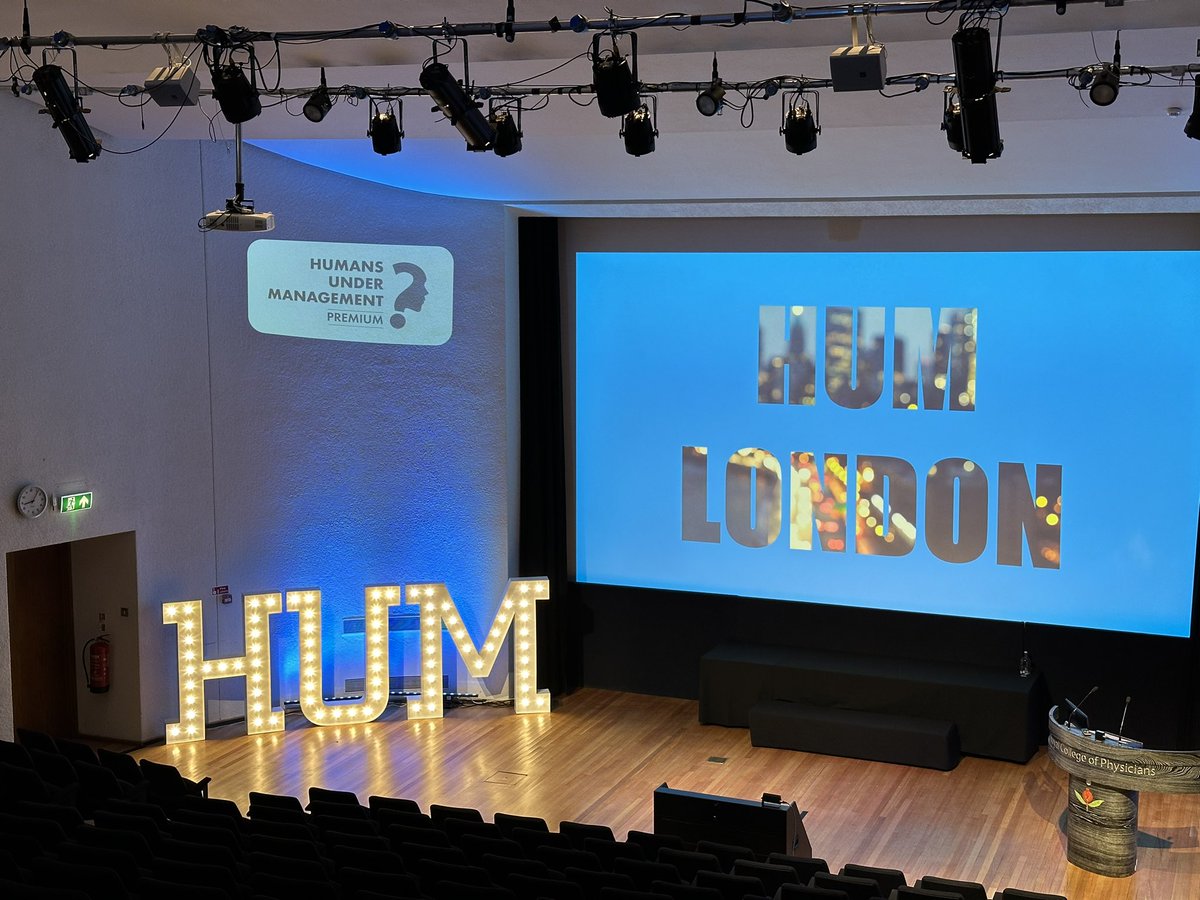 Looking forward to Humans Under Management today