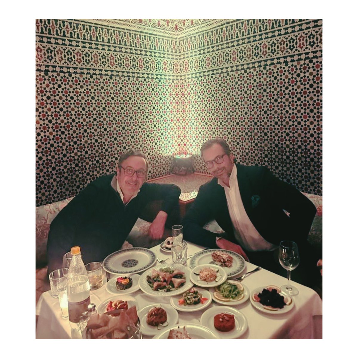 Philippe Mengin with the best Moroccan team !! 🇲🇦🍷🇫🇷