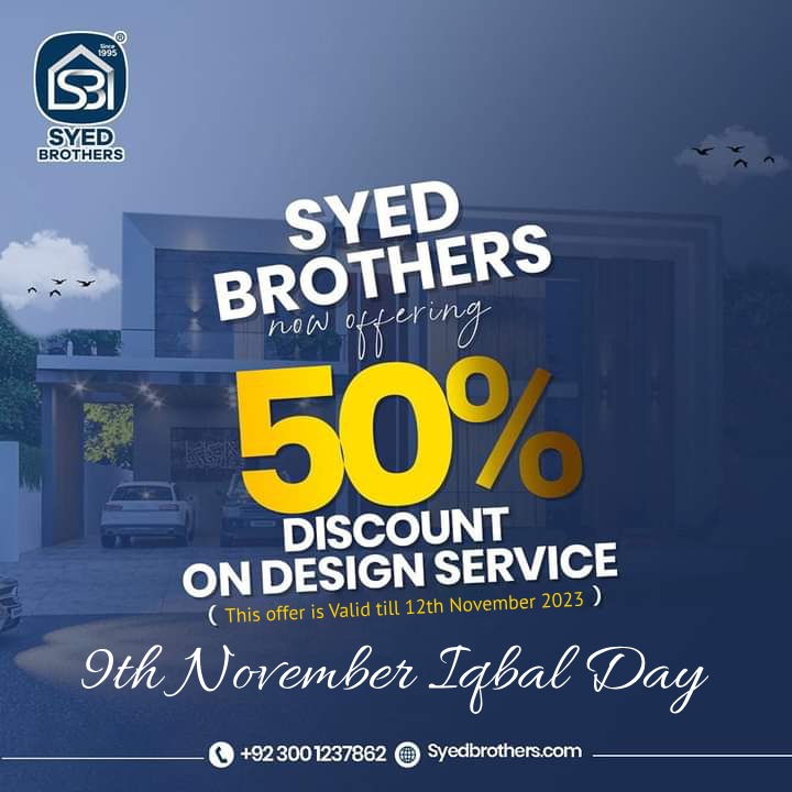 SyedBrotherspk's tweet image. Get 50% off on our design services NOW. 😍

𝐅𝐨𝐫 𝐦𝐨𝐫𝐞 𝐝𝐞𝐭𝐚𝐢𝐥𝐬👇
𝐂𝐚𝐥𝐥 𝐮𝐬 𝐚𝐭 +92 300 1237862

#syedBrothers #50PercentOff #designoffer #descount #karachi #lahore #spanish #realestate #3dmodels #victorian #ultamodern #defanceday #9November #Multan