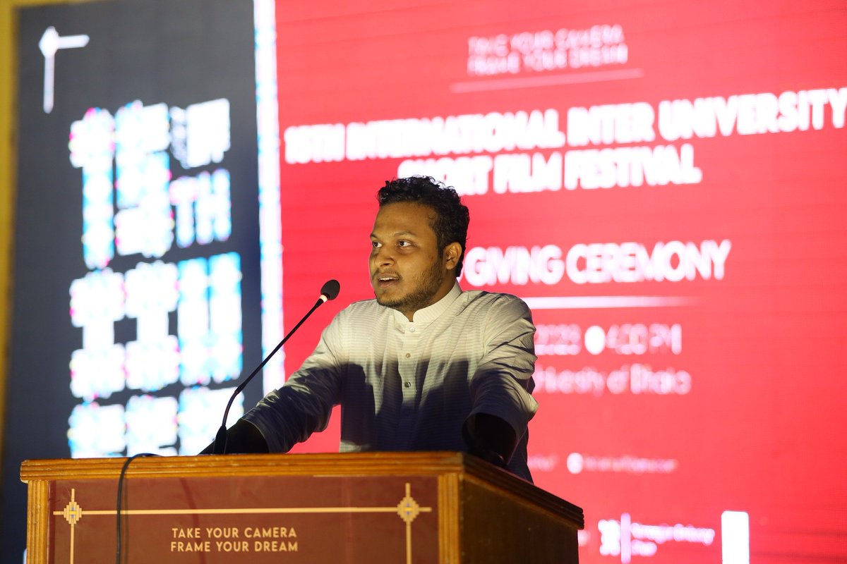 iiusff1's tweet photo. Curtain falls on the three-day short film screening of the 15th IIUSFF at TSC, DU.

Additionally, an award giving ceremony was held where the names of the award-winning short films were unveiled. 

The festival will proceed with the countrywide campus screening. https://t.co/aX0It1TJOO
