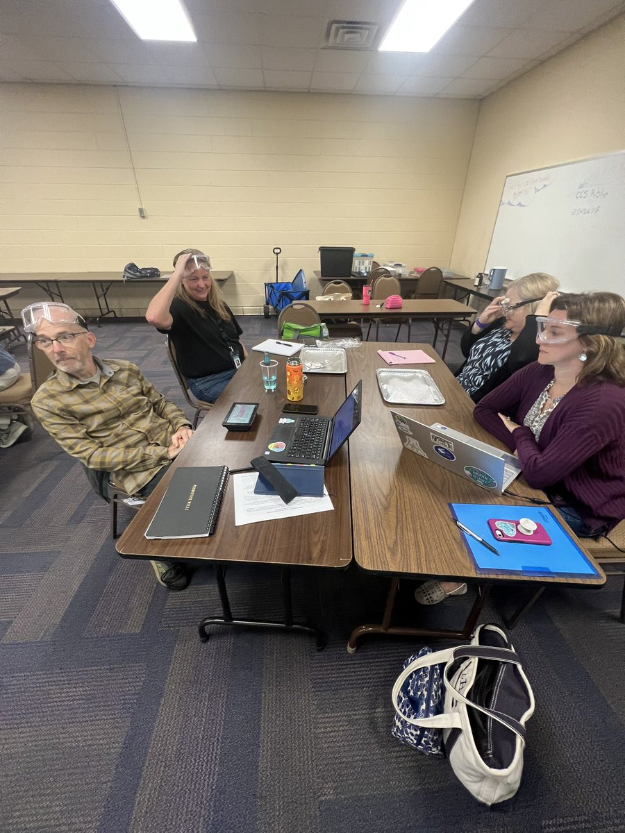 Hands-on Chemistry training with the NWRESA and Gina Barrier from the NCSSM today! <a href="/NorthwestResa/">Northwest RESA</a>