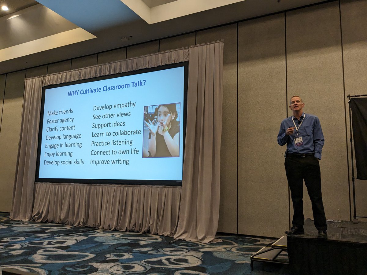 Dr. Leticia Trower (@leticiatrower) on Twitter photo "Language is learned not because we want to talk or read or write about language, but because we want to talk and read and write ABOUT THE WORLD."
-Courtney Cazden, quoted by Jeff Zwiers at the #SETESOL23 keynote
<a href="/CarolinaTesol/">Carolina TESOL</a> "Language is learned not because we want to talk or read or write about language, but because we want to talk and read and write ABOUT THE WORLD."
-Courtney Cazden, quoted by Jeff Zwiers at the #SETESOL23 keynote
<a href="/CarolinaTesol/">Carolina TESOL</a>