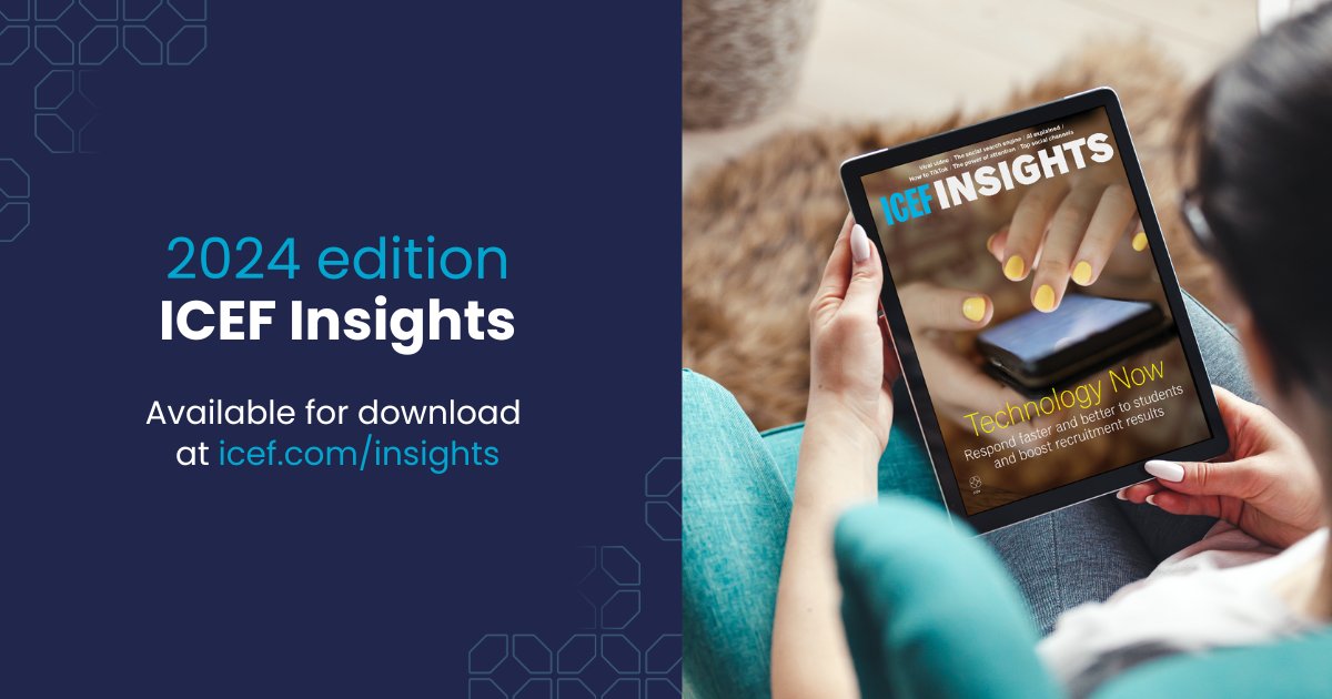 📖 Introducing ICEF Insights 2024, our seventh annual magazine edition - available to download free now! ➡️ loom.ly/95zxIYA

#ICEF #ICEFInsights2024 #InternationalEducation #StudyAbroad