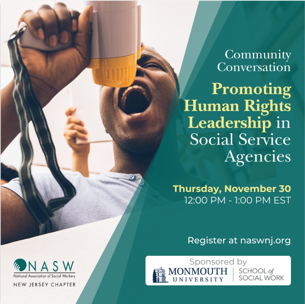 Join us on November 30th for a crucial community conversation addressing the pressing issues faced by social service professionals worldwide. Register Now at: ow.ly/Rtr650Q5Ui4