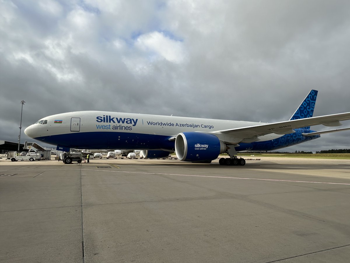 Welcome Silkway West Airlines brand-new B777F at #HahnAirport! What a nice and easy to handle aircraft. Congrats Silkway West to the expansion of the fleet!