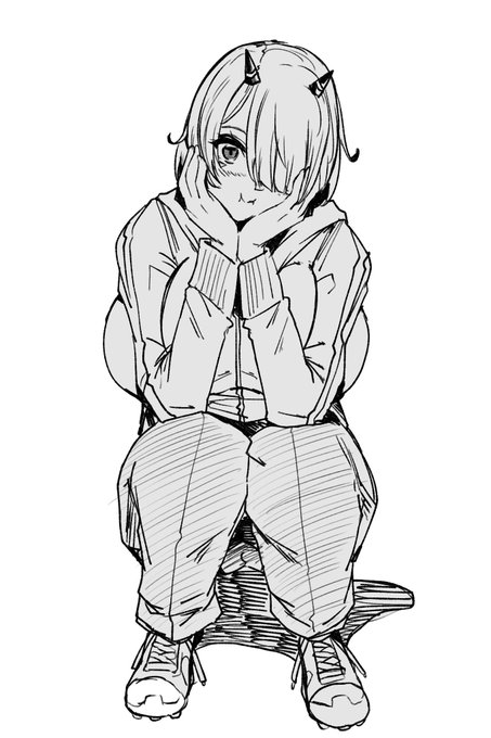 休憩ついでに描いたやつ。
もういっちょ仕事頑張ってきます。 