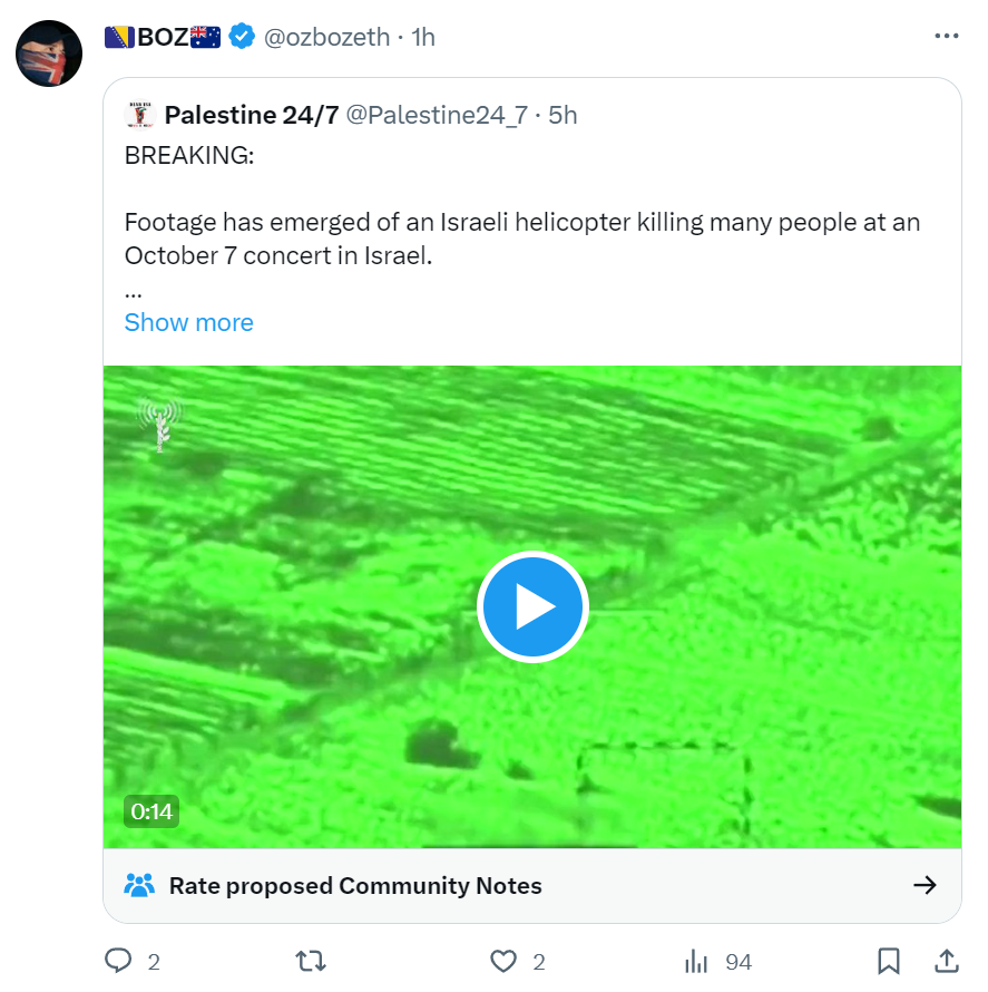 #RuscistDenialism
Report @(ozbozeth) and @(Palestine24_7) for the most stupid violent event denial imaginable.
A coordinated attempt to victim blame, straight out of the rus playbook used to deny their Ukraine war crimes