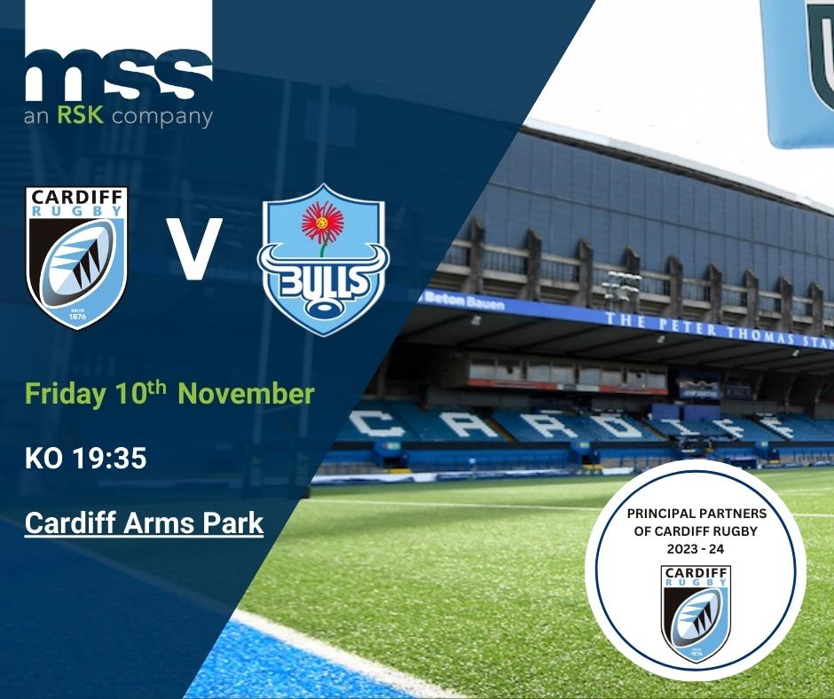 🏉 Good Luck <a href="/Cardiff_Rugby/">Cardiff Rugby</a> in tomorrows United Rugby Championship against Bulls. We’re looking forward to a fantastic atmosphere and an exciting game of rugby!

#rugby #Principalpartners #rskgroup