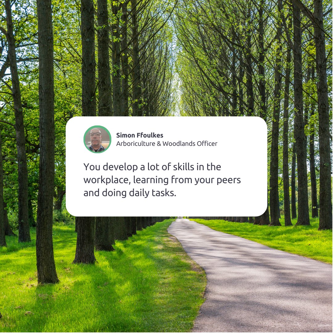 Want to see more hard work and determination? 👏 #GreenCareersWeek
Simon started his career in biochemistry research, then became a Tree Surgeon, before moving to a Tree Officer role. 🤩🌳 
See the passion throughout his journey⬇️
bit.ly/3u5FqpI
#GCW2023 #GreenCareers