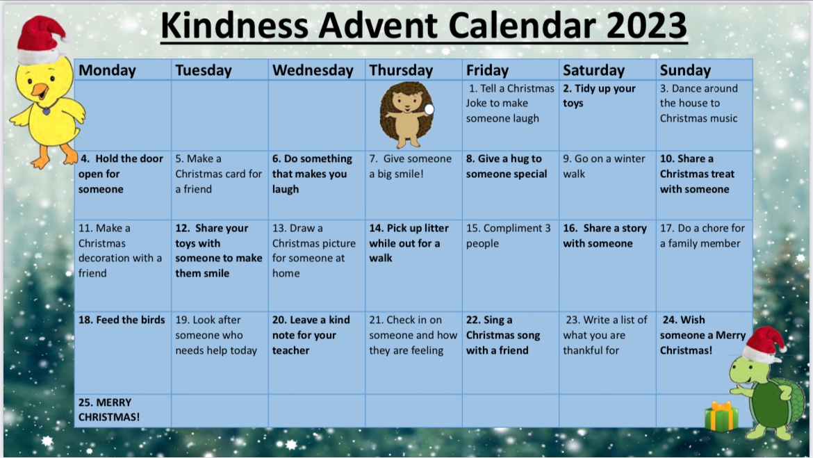 PATHS® Programme for Schools (UK Version) (@pathseduk) on Twitter photo ❤️ 🎄 Its almost time to launch our annual “Kindness Advent Calendar” for 2023! We would like to say a special thanks to pupils from <a href="/TodholmPs/">Todholm PS</a> ELC & P3/2 @BushesPrimary who will be assisting us with our daily posts throughout December & showing how fun it is to be kind! ❤️🎄#SEL ❤️ 🎄 Its almost time to launch our annual “Kindness Advent Calendar” for 2023! We would like to say a special thanks to pupils from <a href="/TodholmPs/">Todholm PS</a> ELC & P3/2 @BushesPrimary who will be assisting us with our daily posts throughout December & showing how fun it is to be kind! ❤️🎄#SEL
