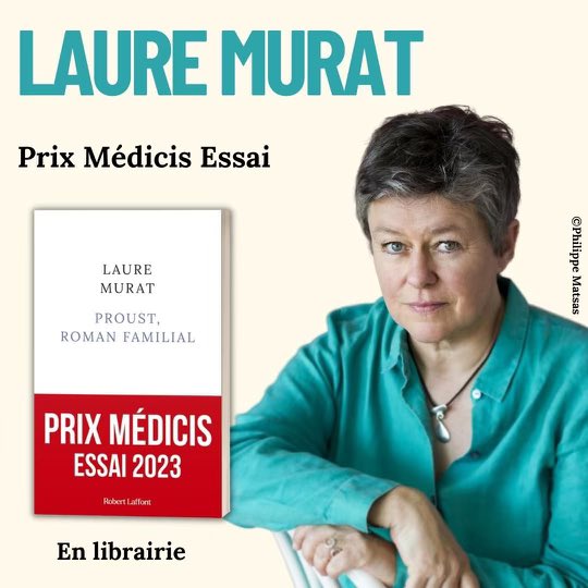 Laure Murat, lauréate du prestigieux prix Medicis essai 2023 ! @robert_laffont @solveigdeplunke @alicedandigne @cbabulle @Scharnavel