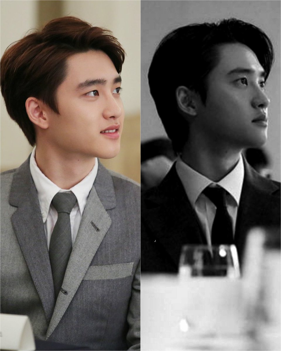 SooSimply_'s tweet photo. Kyungsoo changes from pretty boy to gentleman.

Then                              Now https://t.co/83ZD0F7QCd