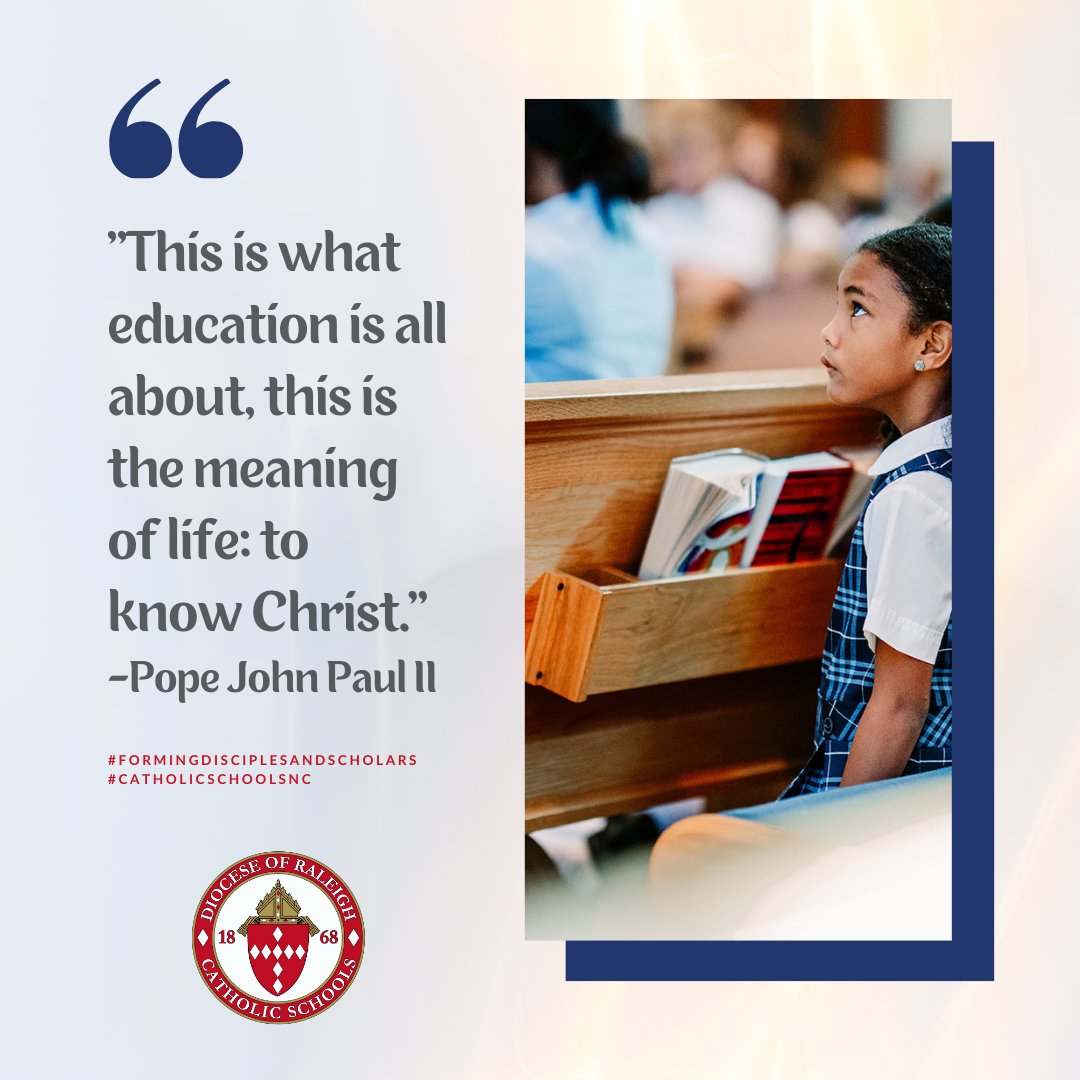 Diocese of Raleigh Office of Education tweet media