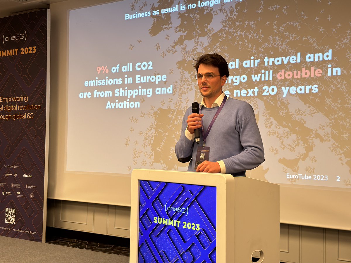 one6G Association (@one6gglobal) on Twitter photo 🚄 Feel the speed in "Communicating in a Vacuum Transport Pipeline at 900 km/h" by Doré de Morsier, R&D at <a href="/eurotube_tech/">EuroTube Foundation</a>.
Revolutionising transport at #one6GSummit2023 🚄 Feel the speed in "Communicating in a Vacuum Transport Pipeline at 900 km/h" by Doré de Morsier, R&D at <a href="/eurotube_tech/">EuroTube Foundation</a>.
Revolutionising transport at #one6GSummit2023