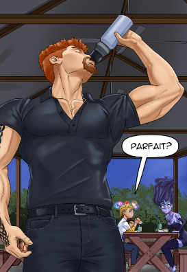 grrlpowercomic's tweet photo. Luckily the comic store doesn't have fraternization rules | 
Grrl Power #1204 - PTO request imminent
https://t.co/9zxmSi2Pwl #webcomic #superheroes #superheroine https://t.co/zUiRihX1o6