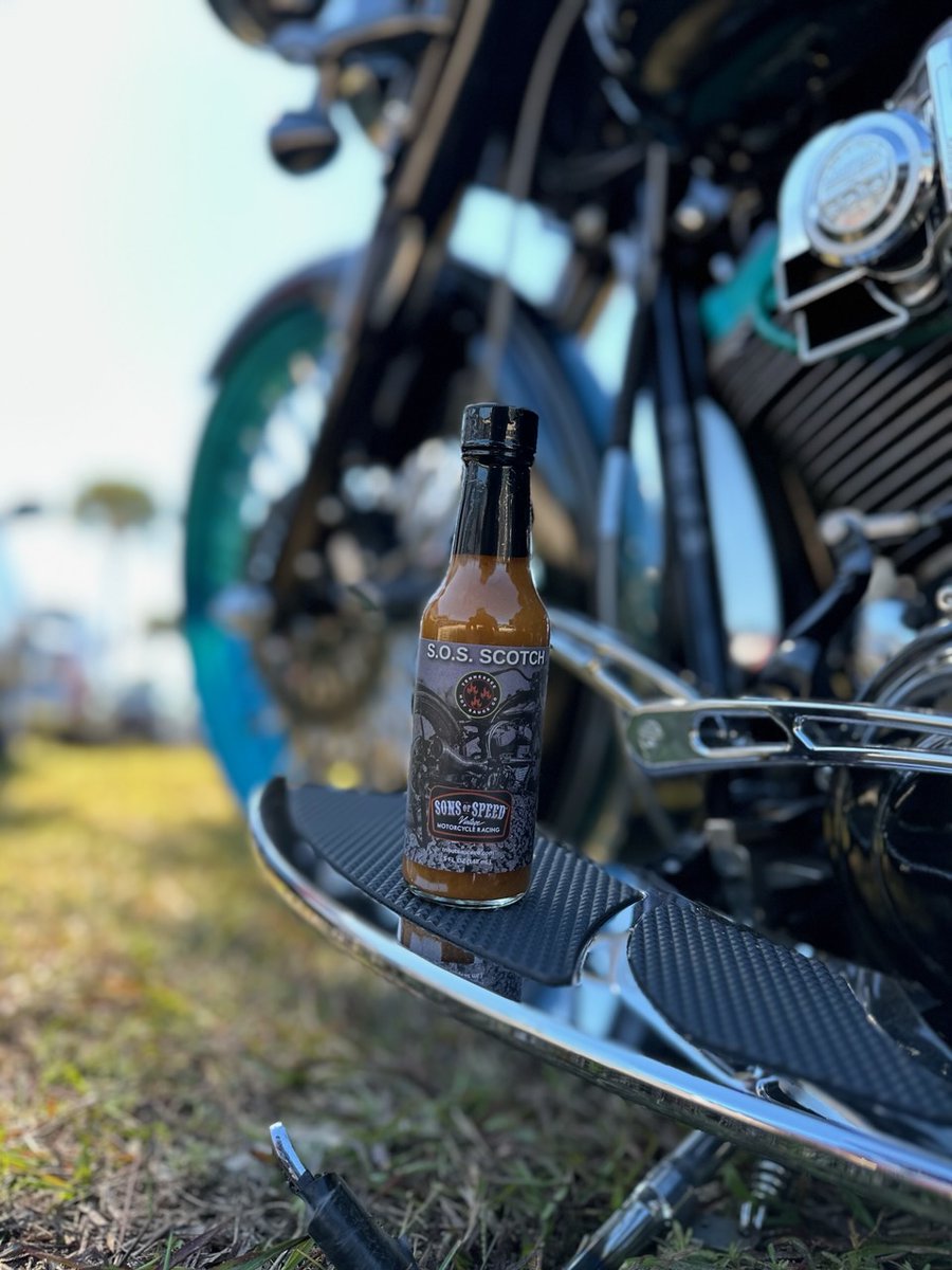 Well team, we did it! A little late on announcing it here, but a few weeks ago we got down to Daytona for Biketoberfest and launched our newest sauce, S.O.S Scotch in collaboration with Sons of Speed! Thank you <a href="/MaddenKen68/">Maddk Studio</a> for the work you did on the labels 🔥🔥