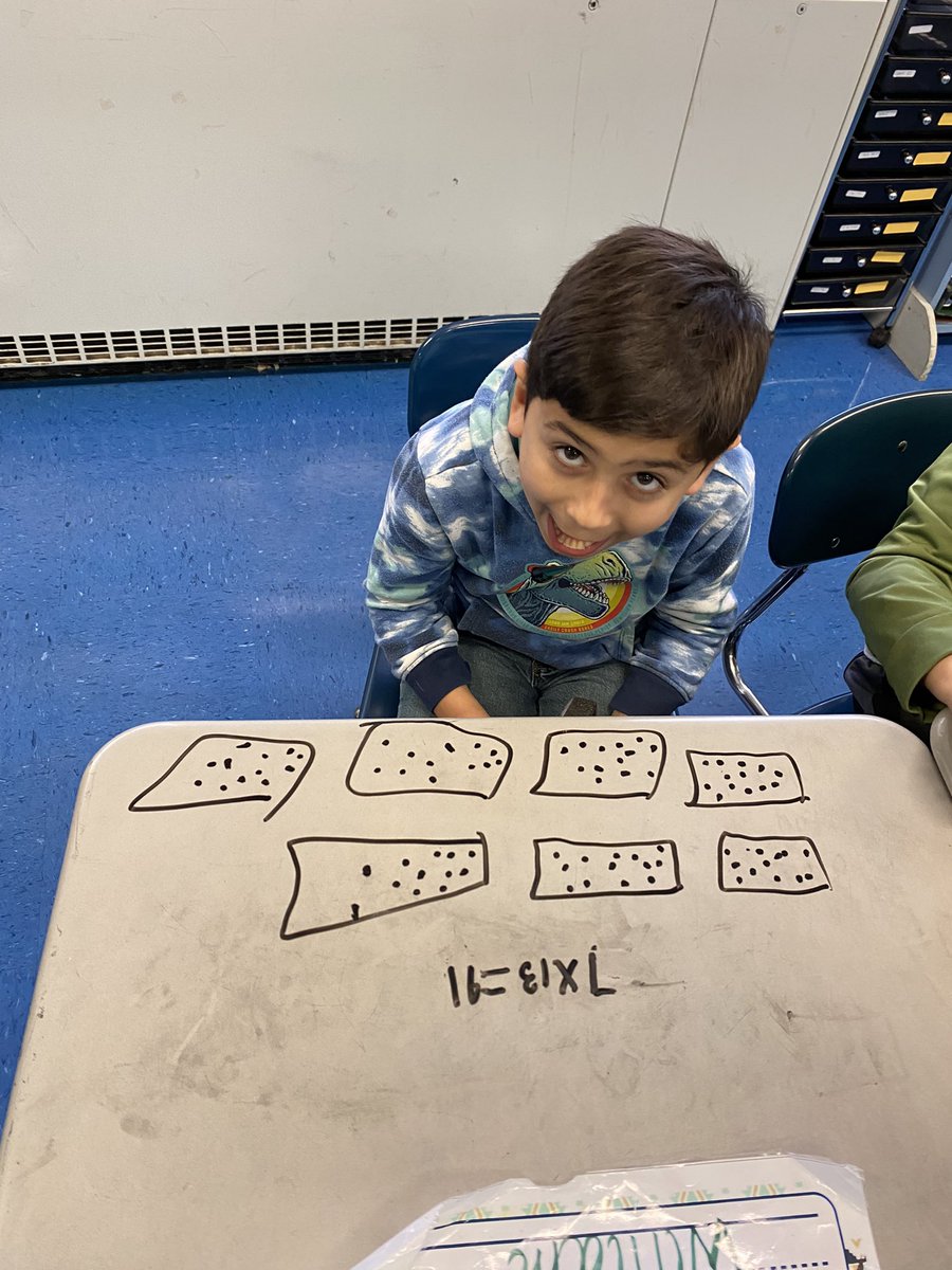 Got to spend some time with Mrs. Chaney’s class as they worked on division strategies. Great mathematical thinking is happening <a href="/SmyrnaPrimary/">Smyrna Primary</a>. #huskyExcellence