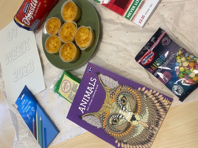 NHSGGC - Mental Health Occupational Therapists (@nhsggcmhot) on Twitter photo ADRS OT's have been celebrating #OTweek2023 with our amazing inpatients. Sharing ideas, talking, meditating and dreaming big for future recovery
<a href="/ILaidlawADRSOT/">Iain Laidlaw</a>
<a href="/AnnePalumbo2/">Anne Palumbo</a> ADRS OT's have been celebrating #OTweek2023 with our amazing inpatients. Sharing ideas, talking, meditating and dreaming big for future recovery
<a href="/ILaidlawADRSOT/">Iain Laidlaw</a>
<a href="/AnnePalumbo2/">Anne Palumbo</a>