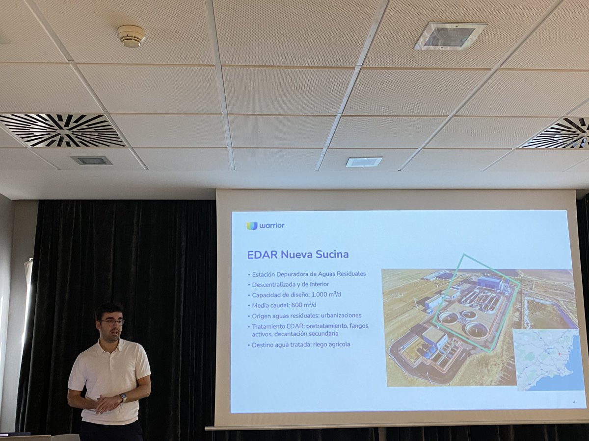 🗣️ Pau Berenguer presenta el proyecto #LIFEWarriorEU en el workshop "Reutilización para riego agrícola y la Directiva EU 741/2020" en Murcia.📍 Una oportunidad para conocer esta solución que potencia el agua regenerada para el riego.💦
➕información: bit.ly/LIFE_Warrior