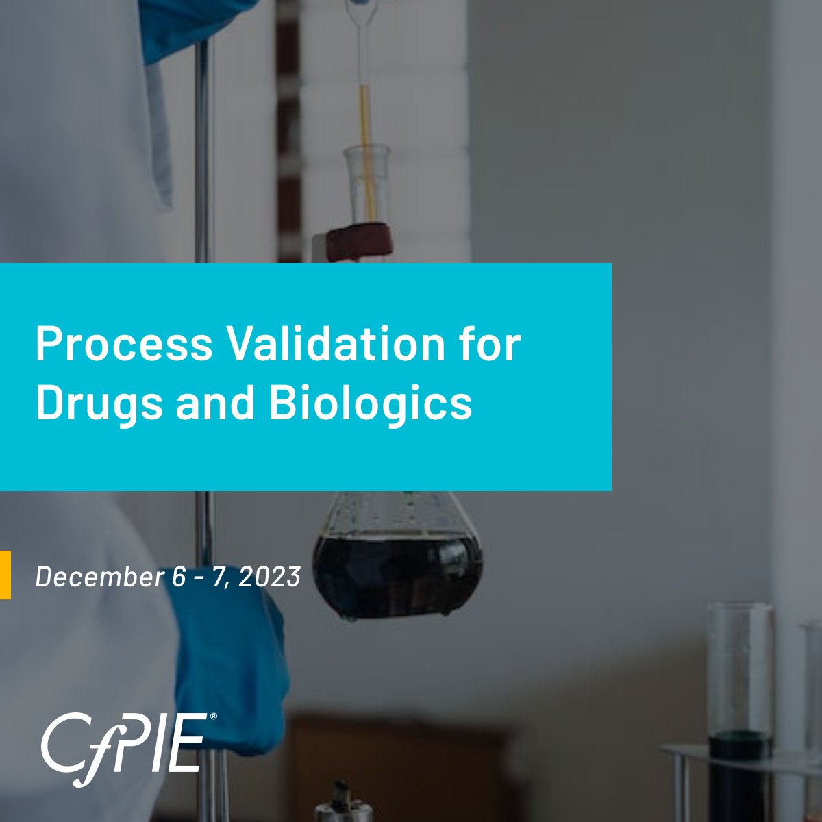CfPIE's tweet image. Looking for your pathway to GMP, GLP certification, and more?

Register for Process Validation for Drugs and Biologics today.

Click here now to register and begin receiving updates on future course offerings.  cc94.co/3Sroa8l  #lifesciences #course