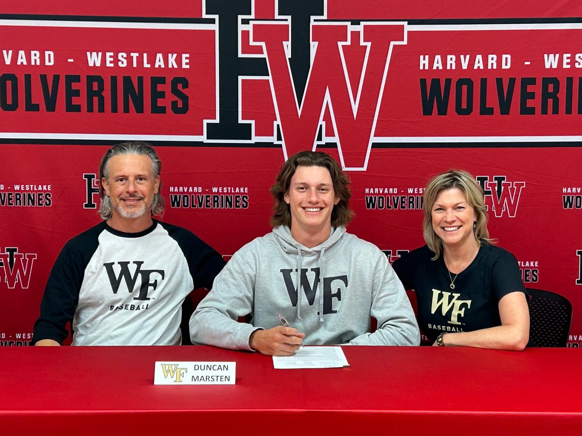Congrats to Duncan and the entire Marsten family 🖋️ 
⁦<a href="/WakeBaseball/">Wake Forest Baseball</a>⁩
