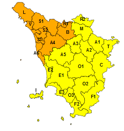 🟠🟡#allertameteoTOS - Prosegue fino alle 14 di domani, 10 novembre, l'allerta arancione per rischio idrogeologico sulla Toscana centro-nord. Codice giallo sul resto della regione per vento, temporali forti e mareggiate.

Per maggiori info: w3.webrt.it/l3me9