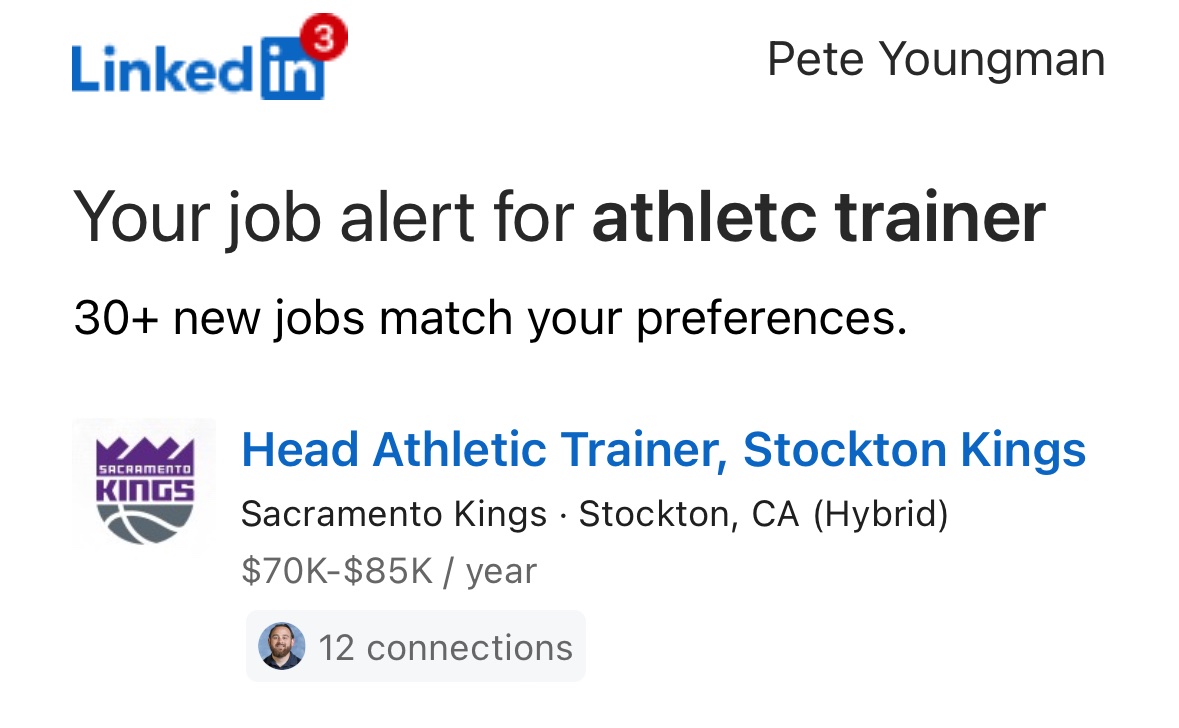 I truly hate to see this on a number of levels, especially with the NBA G League season starting tomorrow, but to my AT colleagues looking to get into pro basketball, opportunity knocks…