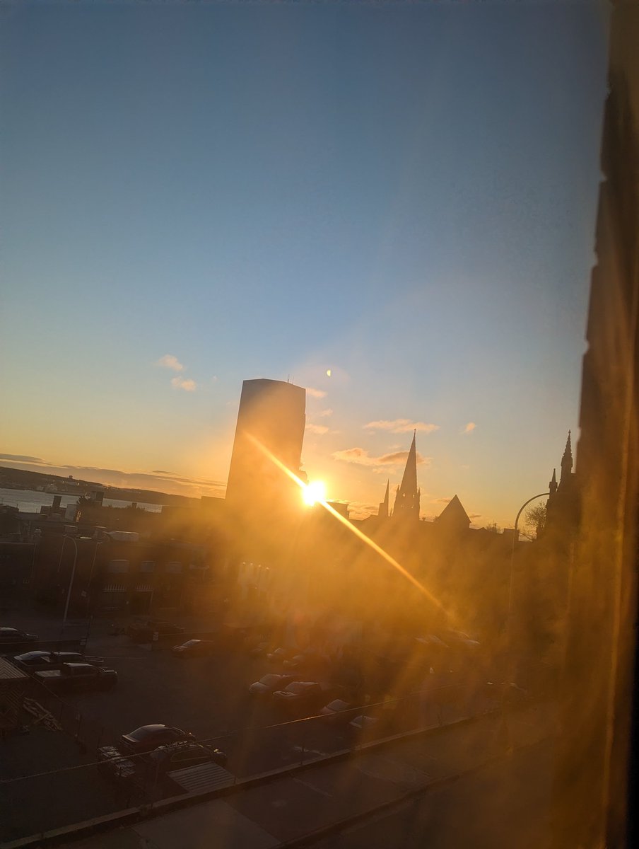 #CAEH23 National Conference to End Homelessness, just like the hope and promise of each sunrise over Halifax, new hope each day that housing is a human right. Thank you, @GoodShepherdHam for the opportunity to present and to learn!