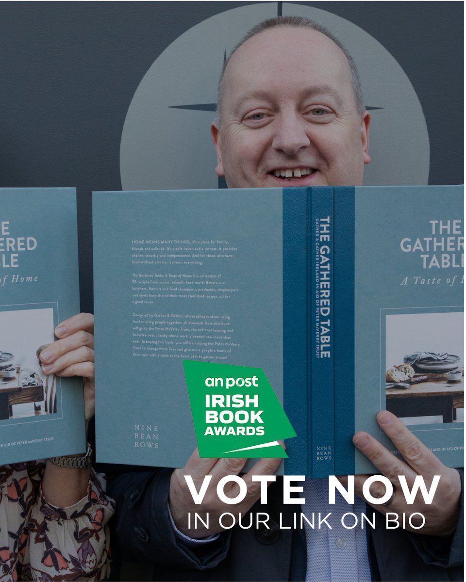 Gather & Gather Ireland (@gatheredireland) on Twitter photo We're delighted that The Gathered Table Cookbook has been shortlisted for Cookbook of the Year in the
<a href="/AnPostIBAS/">An Post Irish Book Awards</a>
📚 We'd really appreciate you taking a moment to vote for us – polls close today! irishbookawards.ie/vote/
<a href="/marky01/">mark anderson</a> We're delighted that The Gathered Table Cookbook has been shortlisted for Cookbook of the Year in the
<a href="/AnPostIBAS/">An Post Irish Book Awards</a>
📚 We'd really appreciate you taking a moment to vote for us – polls close today! irishbookawards.ie/vote/
<a href="/marky01/">mark anderson</a>