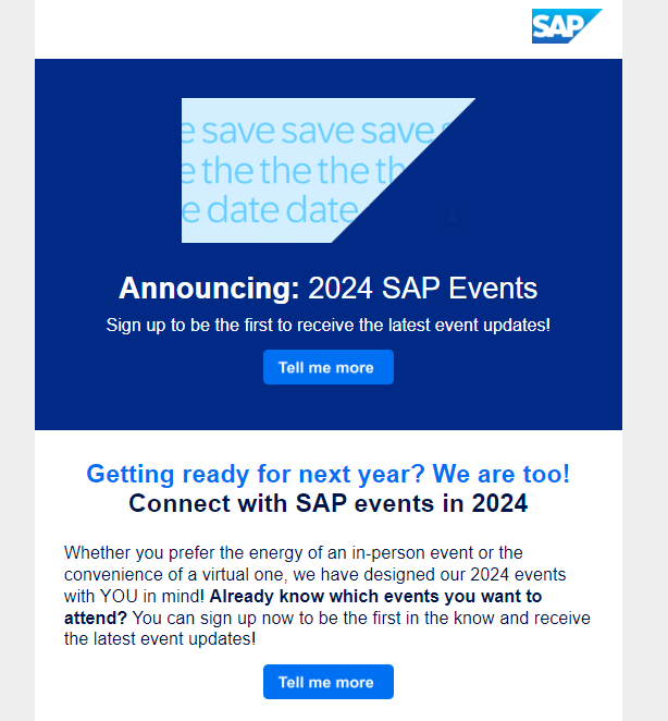 david_ruizb's tweet image. Confirmed @sap events/meetings for next year 2024 
#sapevents @sapdevs @SAPSapphire @SAPTechEd #SAPSelect @SAPConcur #successconnect
@sapcommunity #sapchampions @SAPMentors @AUSAPE 
Will #SAPTechEd come back to BCN? 🤞