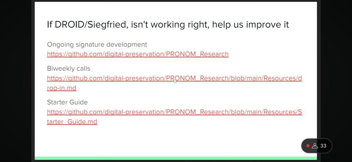 CHLThor's tweet image. @NKrabben call at #NTTW7 for AV experts to help in improving #PRONOM #fileformat identification. #digipres