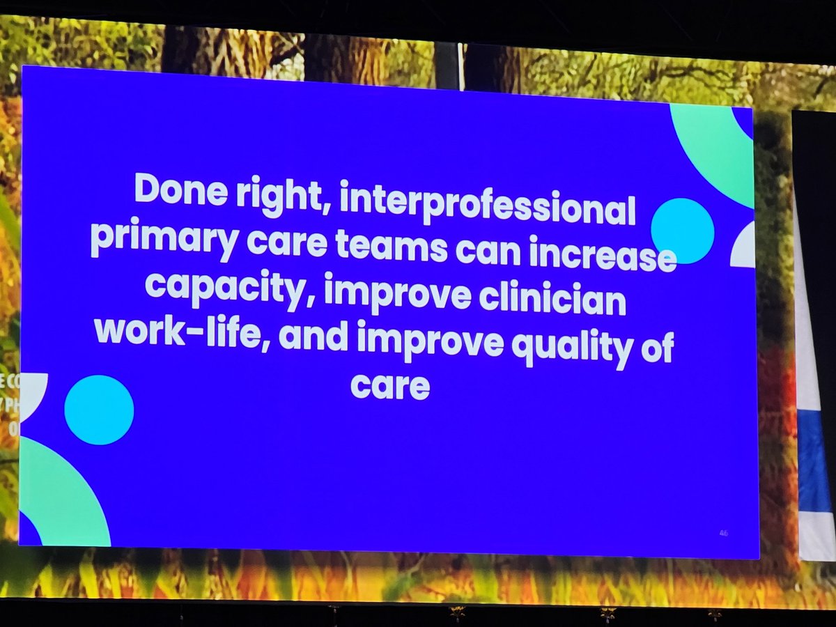 ivyomd's tweet image. Thanks @tara_kiran for your #MyFMF plenary Redesigning the Future of #PrimaryCare wuth Patuents &amp;amp; the Public. The recommendation  of increasing primary teambased care to support increase access to care. @TPC_ESP here to support the vision @CFPC_e @CHHRN #TrainingForTransformation