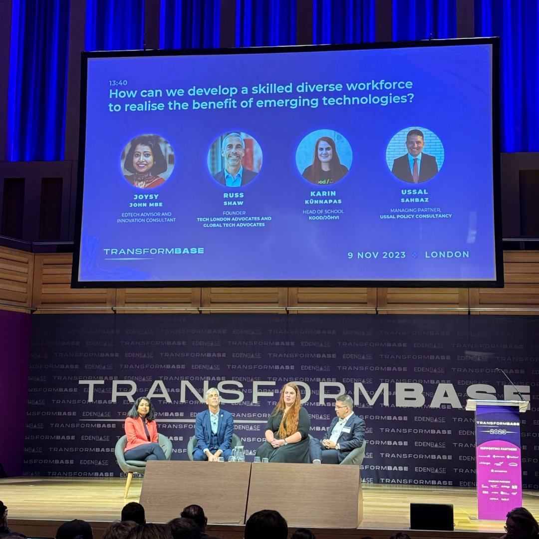 20% of the labor market will be under-skilled for their jobs by the end of the decade if they don’t adopt AI. So how can we develop a skilled diverse workforce to realise the benefit of emerging technologies? Leave your ideas in the comments below! #transformbase