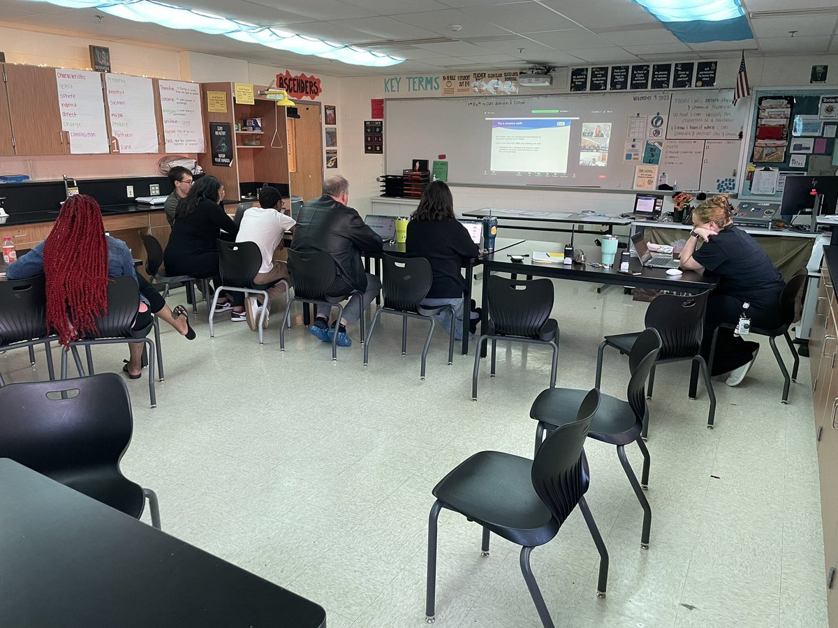 Todays <a href="/CarlSandburg_MS/">Carl Sandburg Middle School</a> 8th grade Science teachers worked with Tammy from <a href="/IXLLearning/">IXL Learning</a> to learn more about implementing great ways to include the program in their teaching!