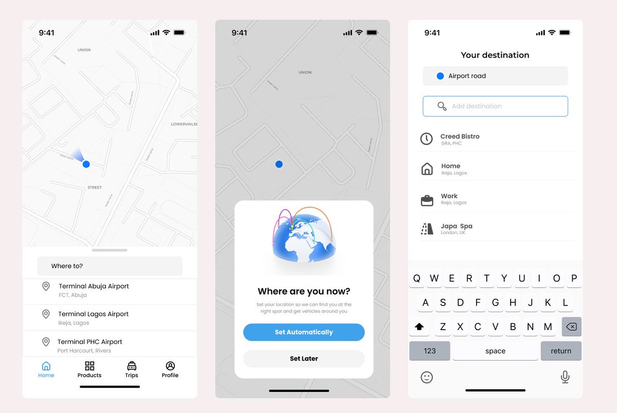 timmycyber's tweet image. Day 4: Booking a ride

I redesigned these pages and I must say, I&apos;m learning a lot in the process.
#userexperiencedesign #webdeveloper #landingpage #app #webdevelopment #uxigers #uxresearch #mobiledesign #mobileapp #uxuidesign #appdesigner #uiuxsupply #creative #uidesignpatterns