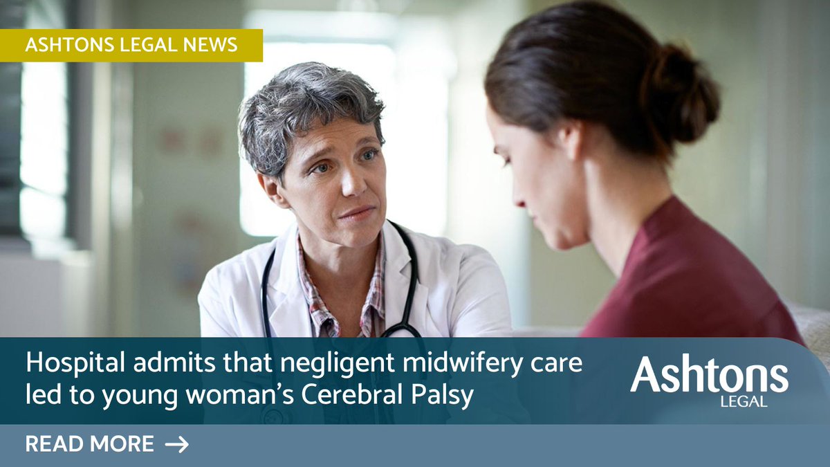Ashtons Medical Negligence (@ashtonmedinjury) on Twitter photo Ben Ward, a partner in Ashtons’ medical negligence team, has obtained full admissions of liability from an NHS Trust that a young woman suffered cerebral palsy as a consequence of substandard care the hospital provided to her mum whilst she was in labour: ow.ly/92RS50Q5Pym Ben Ward, a partner in Ashtons’ medical negligence team, has obtained full admissions of liability from an NHS Trust that a young woman suffered cerebral palsy as a consequence of substandard care the hospital provided to her mum whilst she was in labour: ow.ly/92RS50Q5Pym