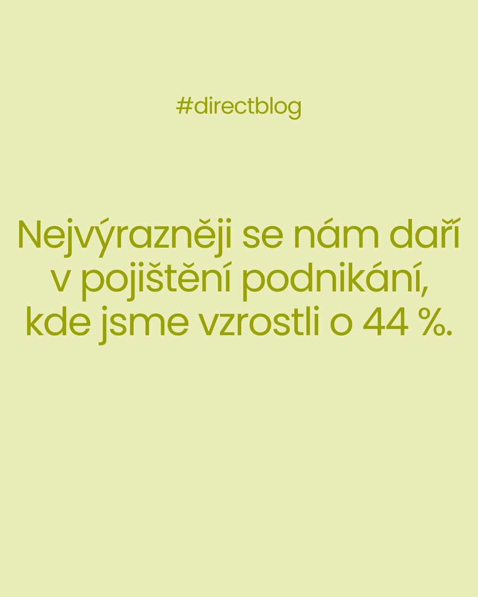 direct_poj's tweet image. Máme radost, že dlouhodobě patříme mezi nejrychleji rostoucí pojišťovny. 

Potvrzují to i poslední data, podle kterých jsme na konci září meziročně poskočili o 550 milionů korun v předepsaném hrubém pojistném. To je nejvíc v historii.

#rosteme #cap #statistika #DirectPojistovna