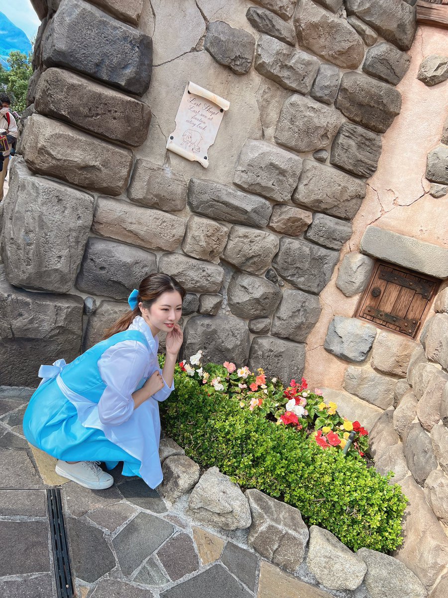 seinadisney's tweet photo. Dハロ最終日❤️

#Dハロ仮装 #ベル https://t.co/WkKK0hYVHL