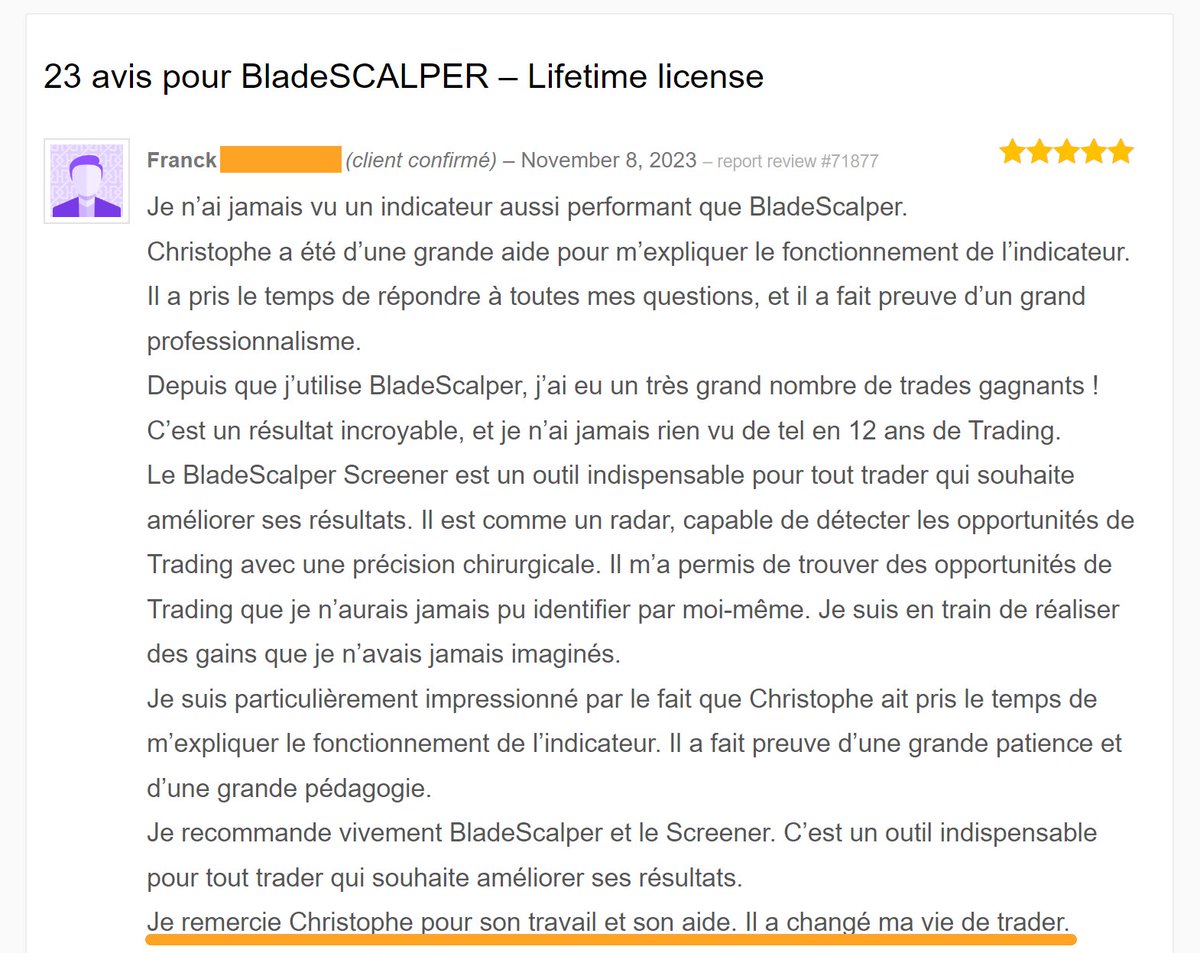 meta_signals's tweet image. Y a deux choses qui me font triper dans ce job :
- un beau trade qui s'exécute automatiquement
- et ce genre de feedback 😚🙏🙏🙏
#ProRealCode #TradingView #Trading #Forex #StockMarket #DayTrading #SwingTrading #Investing #TradingSignals #TechnicalAnalysis #FinancialMarkets
