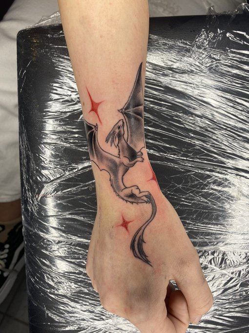 Yesterday was fun! Got two new #tattos 😍 AND LOVE LOVE THEM! I got #dragon and #bath 🥵 I love the little<a href="/tag/tattos"class="tags">#tattos</a><a href="/tag/tattoo"class="tags"><span>#tattoo</span></a><a href="/tag/tattoos"class="tags"><span>#tattoos</span></a><a href="/tag/bath"class="tags"><span>#bath</span></a><a href="/tag/dragon"class="tags"><span>#dragon</span></a><a href="/tag/tattooart"class="tags"><span>#tattooart</span></a>