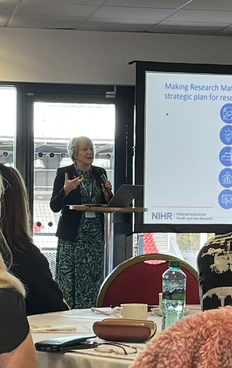 Professor Ruth Endacott opening keynote at the North West Chief Nursing, NMAHP Research Meeting. @NIHRCRN_nwcoast @NIHRCRN_gman #MyResearchPledge