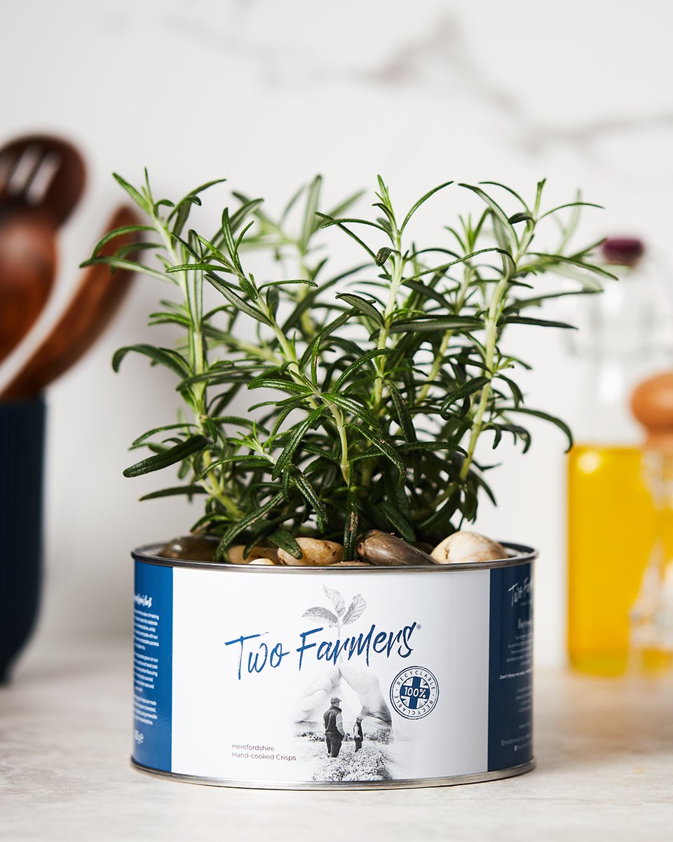 From snacks to solutions! ♻️ 🥔 Our 100g tins are not just the perfect size for gifting, but being made from 100% recyclable materials means that once empty, they can be reused around the home. How do you reuse your tins? #reuse #recycle #plasticfreegifts