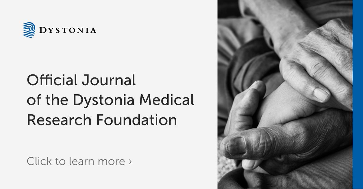 📢Reviewers needed!📢 The @dmrf's journal Dystonia are looking for reviewers to join their editorial board. Get in touch with dystonia.office@frontierspartnerships.org if you're interested!