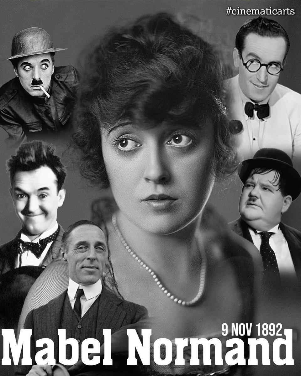 Mabel Normand was one of the greatest comedians of the silent era. Known for her gaiety and spontaneous spirit, she appeared in hundreds of films with Charles Chaplin, Stan Laurel, Oliver Hardy, D.W. Griffith, Harold Lloyd...

#MabelNormand #silentera #comedy #silentfilm