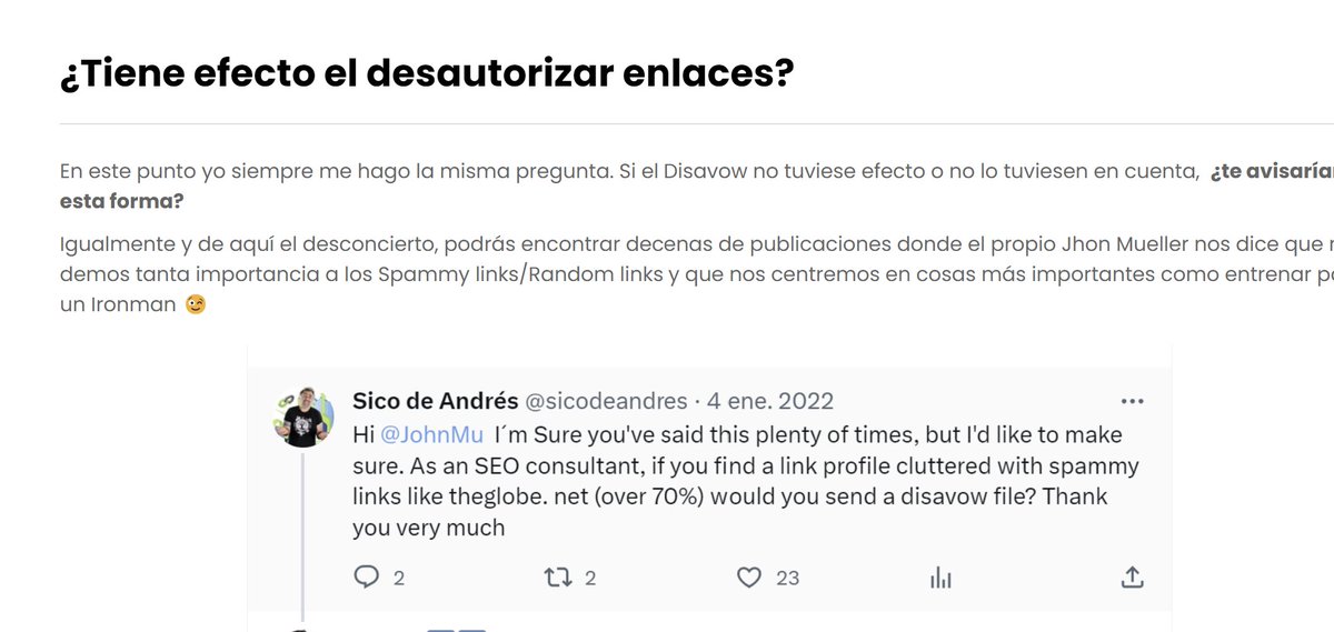 Sico de Andrés (@sicodeandres) on Twitter photo Estrenamos web y blog en <a href="/LinkaffinityES/">Link Affinity</a> con "Impacto del archivo Disavow en el posicionamiento" linkaffinity.io/es/blogsp/disa…
ENG - We have launched a new website and blog at
<a href="/Linkaffinity/">linkaffinity</a> with "The impact of link disavow on rankings" linkaffinity.io/blog/disavow-i… Estrenamos web y blog en <a href="/LinkaffinityES/">Link Affinity</a> con "Impacto del archivo Disavow en el posicionamiento" linkaffinity.io/es/blogsp/disa…
ENG - We have launched a new website and blog at
<a href="/Linkaffinity/">linkaffinity</a> with "The impact of link disavow on rankings" linkaffinity.io/blog/disavow-i…