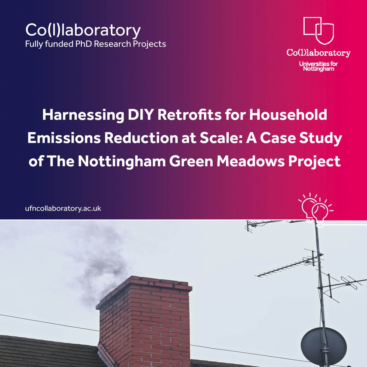 Are you interested in providing residents in the Meadows area with the practical knowledge, skills, and support they need to make an impact on #ClimateAction? Help residents retrofit their own homes Apply now👇 🔗ufncollaboratory.ac.uk/harnessing-diy… @richbull @charlesogunbode @Nott_Energy