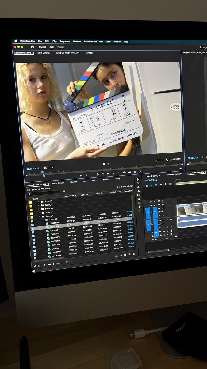 Editing well underway on the 1st rough cut of ‘locker 42’ for <a href="/SHHSDramaDept/">SHHS Drama</a>  <a href="/SHHSforGirls/">SouthHampsteadHighSchool</a> 

#shortfilm #filmmaking #hitchin #hampstead #editing .#postproduction